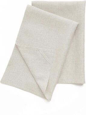 NEW Solino Home Natural 100% Linen Kitchen Towels Set of 2 (17 x 26 Inch)